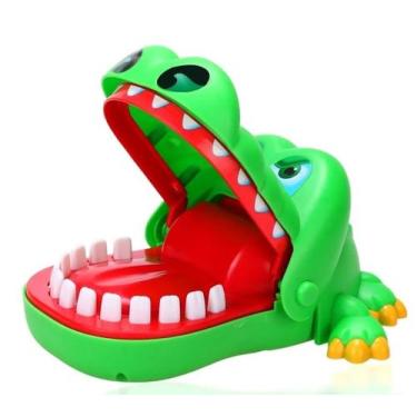 Imagem de Jogo Infantil Brinquedo Jacaré Morde Dedo Desafio do Dentista - Toys