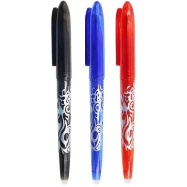 Imagem de Caneta Apagavel Kit 3 Canetas Fantasminha Para Tecido Artesanato Marca