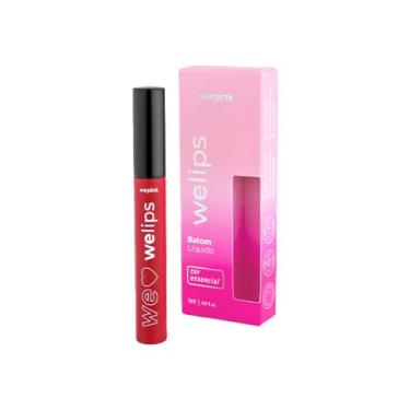 Imagem de Welips  Batom Líquido Matte - 5ml - Maquiagem, Cor 9 - Vermelho fechad