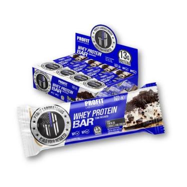 Imagem de Display C/ 12 Un Whey Protein Bar Barras Proteicas Profit - Profit Lab