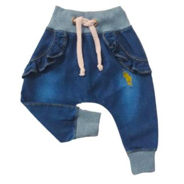 Imagem de Calça Jeans Bebê Menina Moda Blogueirinha - Patrulha Street, Jeans, G