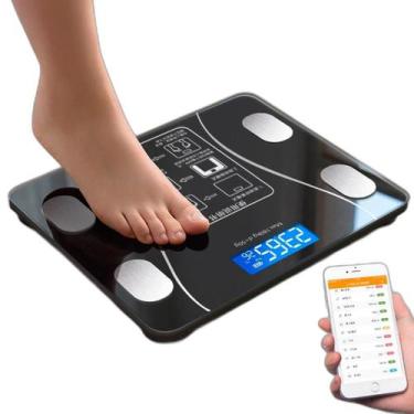 Imagem de Balança Digital Corporal Bioimpedancia Aplicativo Bluetooth - Bellator