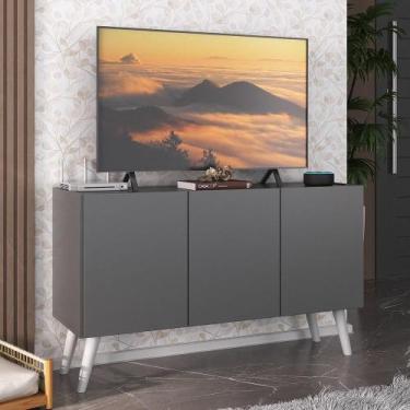 Imagem de Rack Retrô para TV até 32 Polegadas com 3 Portas Multimóveis MP1067, G