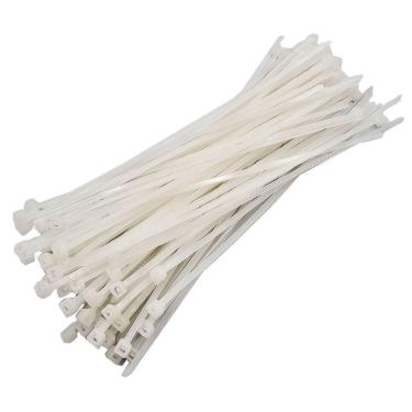 Imagem de Abraçadeira De Nylon Branca 2,5x150mm Enforca Gato 1000 Unid