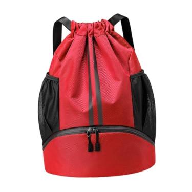 Imagem de simhoa Backpack de mochila de ginástica à prova d'água à prova d'água de grande capacidade de ginástica academia de mochila esportiva de ginástica para, Vermelho