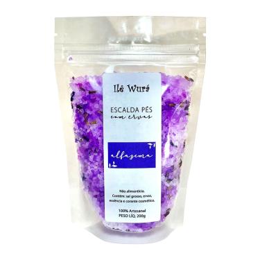 Imagem de Escalda Pés alfazema 200g - Promove relaxamento e sono.