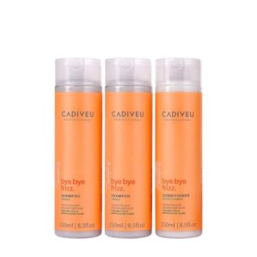 Imagem de Kit Cadiveu Professional Bye Bye Frizz Shampoo Extra e Condicionador (3 produtos)