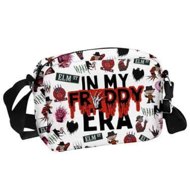 Imagem de MAOFAED Presente inspirado em filmes de terror, bolsa transversal com tema Holloween, presente de temporada assustadora, presente de festa de Halloween, Fredy Eradj