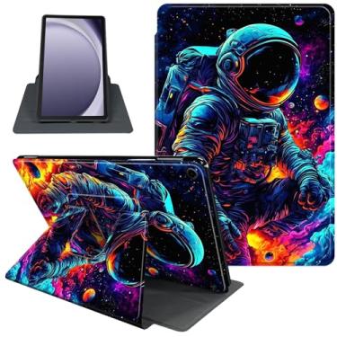 Imagem de Capa para tablet Samsung Galaxy Tab A9+/A9 Plus de 11 polegadas 2023, capa inteligente com suporte giratório de 360 graus para tablet Galaxy Tab A9+ SM-X210/X216/X218, hibernar/despertar automático
