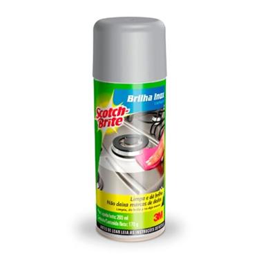 Imagem de Scotch-Brite, 3M, Limpador Brilha Inox Spray, Praticidade e Brilho para o Seu Inox, 1 Unidade de 170g