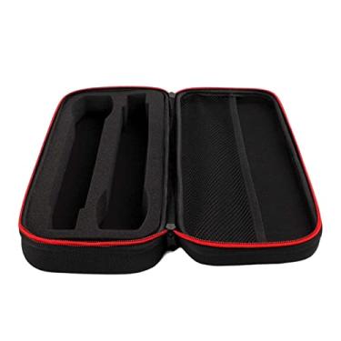 Imagem de Estojo universal para microfone sem fio, caixa de armazenamento de espuma vinílica acetinada, bolsa dupla para microfone, estojo de viagem portátil