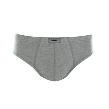 Imagem de Cueca Plus Size Mash 074.59 Algodão, Xgg, Cinza Mescla