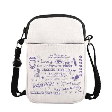 Imagem de Cantor Bolsa tiracolo Cantor Álbum Inspirado Presente Cantor Mercadoria Cantor Fãs Presente Sour Álbum Álbum Saco de Letras Presente, CB, Lacy Guts Mini