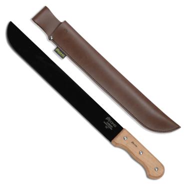 Imagem de Facão Cimo 16" Carbono Cabo Madeira com Bainha