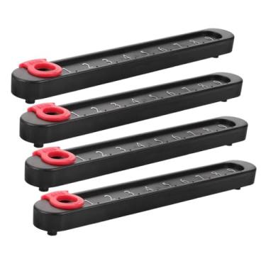 Imagem de KICHOUSE 4 peças de contador de pontuação de pebolim – Marcadores de pontuação compactos de plástico durável para jogos de futebol de mesa para armazenamento fácil