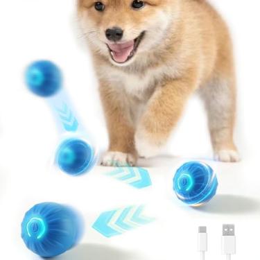 Imagem de Trumoon Bola interativa para animais de estimação, bola interativa automática para cães e gatos pequenos (azul)