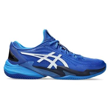 Imagem de Tênis Asics Court FF 3 Novak Clay Azul e Prata Masculino