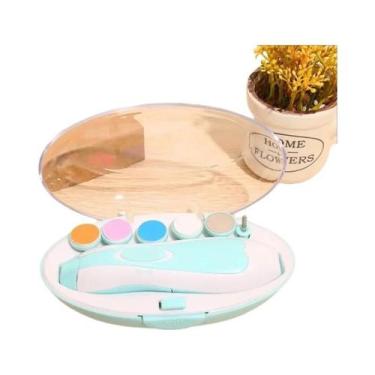 Imagem de Aparador de Unhas Elétrico Infantil Multifuncional - Kit de Manicure p
