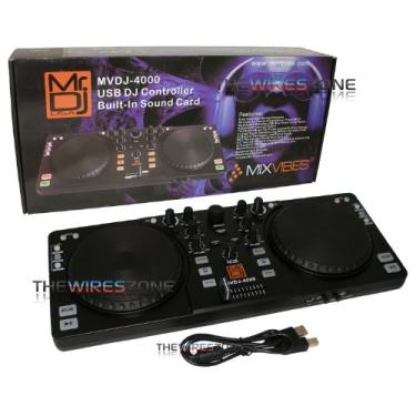 Imagem de Mr. Dj Placa de som embutida MVDJ-4000 USB para DJ