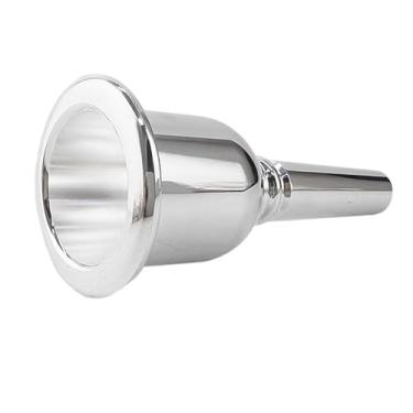 Imagem de Dynwave Bocal de bocal de tuba latão para iniciantes acessórios de instrumentos de bocais profissionais de latão de prata