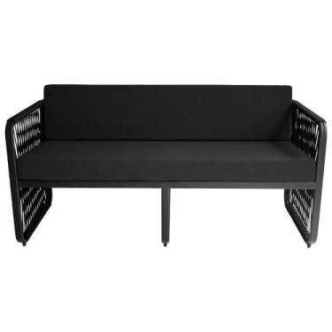 Imagem de Namoradeira para Área Externa Santiago em Alumínio e Corda Náutica Ace