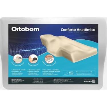 Imagem de Travesseiro Ortopédico Nasa Anatômico Cervical Corpo Macio - 1 Unidade