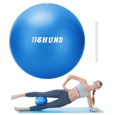 Imagem de jjshund Bola de Pilates, Mini Bola de Exercício Pequena de 23,8 cm para Ginástica em Casa, Yoga, Pilates, Treinamento Básico, Treino, Equilíbrio, Estabilidade