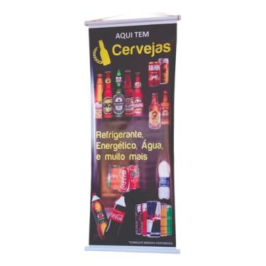 Imagem de Banner Vertical Bebida Cerveja Refrigerante Bar Faixa Pronto - Banners