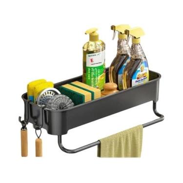 Imagem de Organizador De Pia De Cozinha Em Plástico ABS Com Escorredor, Suporte 