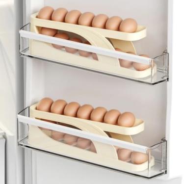 Imagem de Organizador de Ovos para Refrigerador 2 Andares Dispenser Automático
