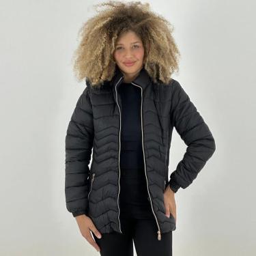 Imagem de Jaqueta Blue Rose de Nylon com Capuz Feminina-Feminino