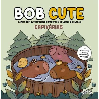 Imagem de Livro - BOB CUTE  CAPIVÁRIAS - Livro com ilustrações fofas e originais