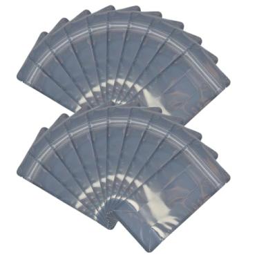 Imagem de XunLiu Sacos de armazenamento herméticos reutilizáveis de folha de alumínio (20, 10 cm x 20 cm + 6 cm/0,36 mm)