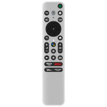 Imagem de Controle remoto de substituição de voz compatível com Sony Smart TV XR-48A90K KD-85X80CK XR-85Z9K XR-55A95K KD-65X80CK XR-77A80CK XR-65A95K XR-65A83K XR-55A84K XR-77A84K XR-50X94K 4S XR-52 5A83K XR