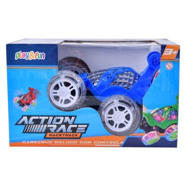 Imagem de Carro de Controle Remoto 7 Funções Luz e Som Play&Fun Sortido Carro de Controle Remoto 7 Funções Luz e Som Cv233288 Play&Fun Sortido