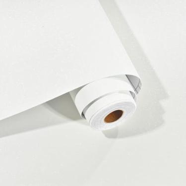 Imagem de Papel de parede com glitter branco, papel de parede brilhante para paredes de quarto, papel de contato brilhante autoadesivo para gaveta e cômoda forro papel de contato faça você mesmo para decoração