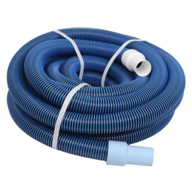 Imagem de Wessel-Werk Mangueira para aspirador de piscina | 3,2 cm x 27 pés com punho giratório, azul | Fácil, sem emaranhados para uso no solo e acima do solo | Mangueira de limpeza de piscina durável, feita