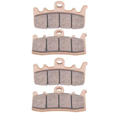 Imagem de AHL 2 pares de pastilhas de freio dianteiras de cobre sinterizado compatíveis com DUCATI Streetfighter V2 955cc 2021-2022/959 Panigale ABS 2016-2020/959 Panigale Corse ABS 2018-2020/1100 Scambler