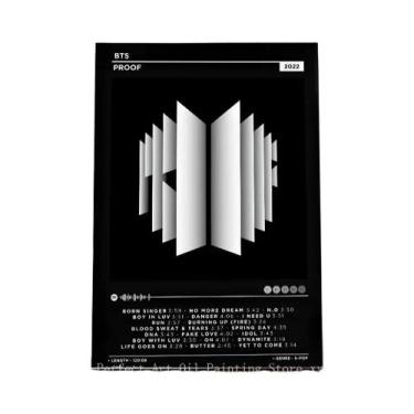 Imagem de Pôster De Álbum De Música De Grupo De Meninos B-BTS Kpop Art Print Par