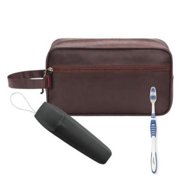 Imagem de Nécessaire Premium Executiva Nylon com Porta Escova De Dente - Mormino