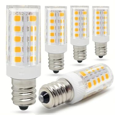 Imagem de Tupolife Lâmpadas De Candelabro Led 12 Volts, Base E12, Equivalente A 3 W, 25 W-30 Lâmpada Baixa Voltagem V Para Paisagismo, Rv, Iluminação Solar Off-Grid, Branco Quente Ca/Cc V-24 V, Pacote Com 5