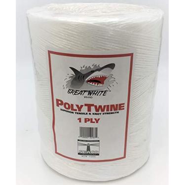 Imagem de Great White Fio De Poliéster 1 Camada, 6.500 Pés, Amarração Premium, Embalagem Para Amarração, Papelão, Tiger, Caixa Puxar Com Topo Central, Forte, Resistente A Produtos Químicos E Umidade, Serviço