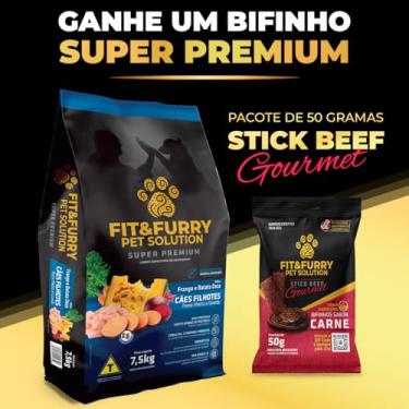 Imagem de Ração Super Premium P/Cães Filhotes Raças Média 7,5kg - Frango com Batata Doce