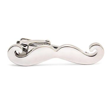 Imagem de HONEY BEAR Barra masculina de 3,8 cm/5,6 cm com clipe de gravata para barba tamanho normal para meninos slim bigode presente 3,8 cm/5,6 cm, 38mm, Cobre, Sem Pedra Preciosa