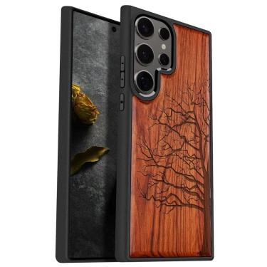 Imagem de Capa de telefone Carveit Wood para Samsung Galaxy S25 Ultra