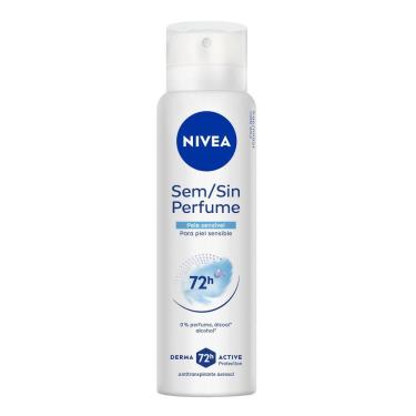 Imagem de Desodorante Antitranspirante Aerosol Nivea Sem Perfume 150ml