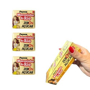 Imagem de Kit 12un Paçoca Diet zero açucar moreninha do rio 276g - Santa helena