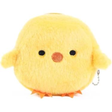 Imagem de Jowxsx Porta-Moedas De Galinha Amarela Fofa Com Desenho Animado, Bolsa Formato Criativo Para Meninas, Mini Carteira Zíper, Bolsas E Bolsos Femininos