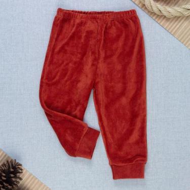 Imagem de Calça de Plush para Bebê Quentinha e Confortável - Era Uma Vez, Cobre,