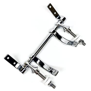 Imagem de Sanderson Kit De Ferragens Para Dobradiça Assento Sanitário Zinco Cromado Polido, Encaixe Universal
